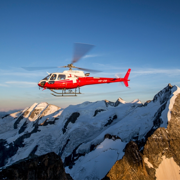 Flug ins Skigebiet Corvatsch